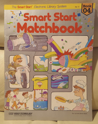 Vintage Vtech Smart Start Matchbook - Book 4 - 1987