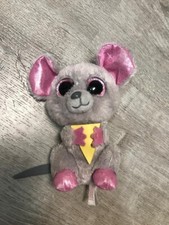 Ty Beanie Boos SQUEAKER the Mouse 6" Stuffed Animal Plush Toy