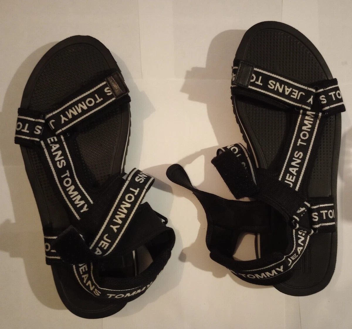 Tommy Jeans Men s Technical Sandal Logo Straps Size 10.5 eBay