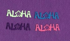 "ALOHA" Hawaii die cuts scrapbook cards
