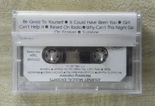 Journey: Raised On Radio Aircheck 40386 Musical Excerpts 1986 CBS Promo Cassette - Picture 2 of 8