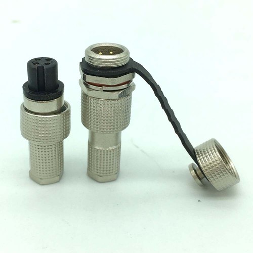 G12 GX12 Copper Circular Waterproof IP67 Connector 4 Pin Aviation Plug Socket - Picture 3 of 11