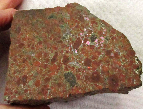Native Float Copper Slab - Red Jasper - Ore - 815 gms - Michigan - Picture 3 of 5