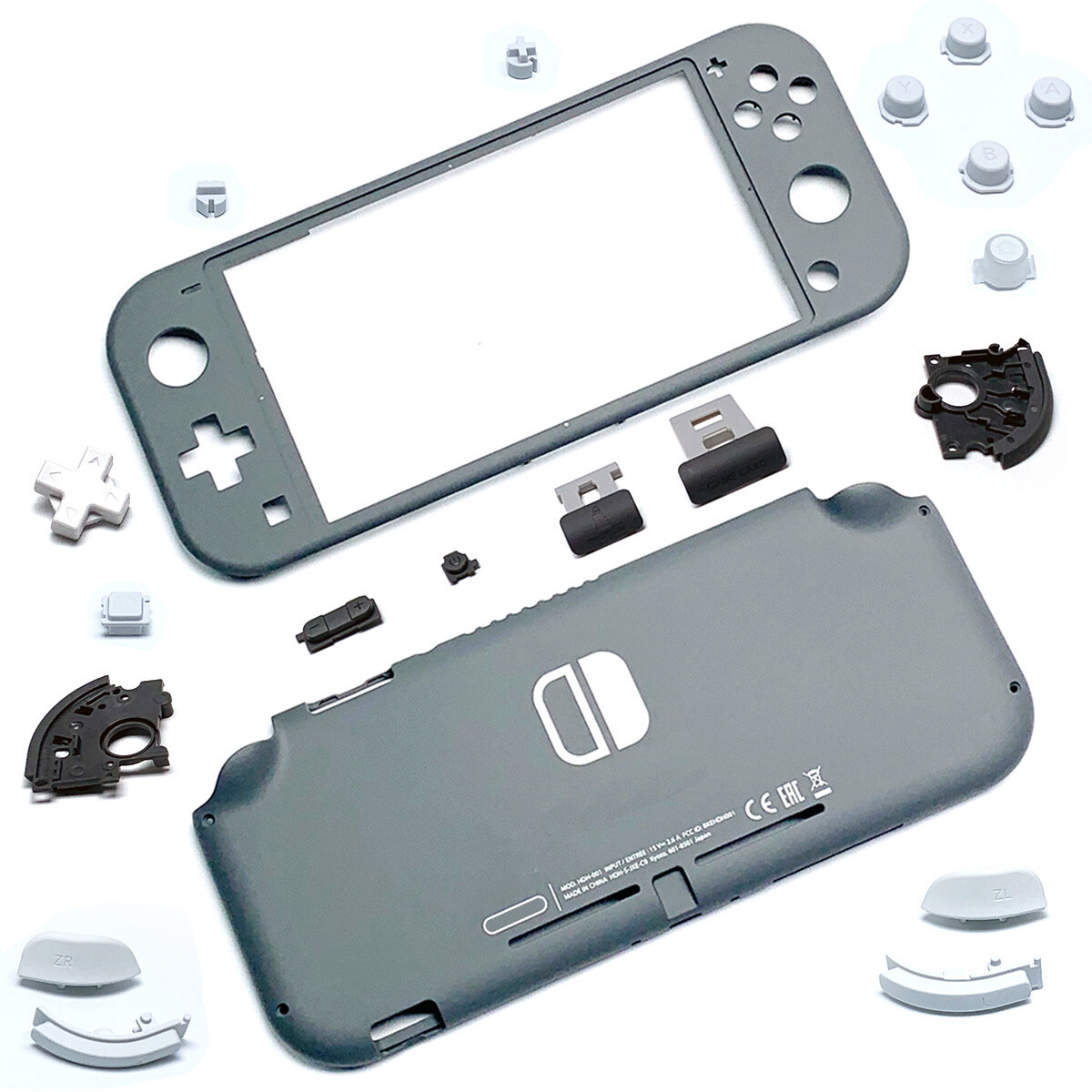 For Nintendo Switch Lite Replacement Housing Shell Case Front Back ...