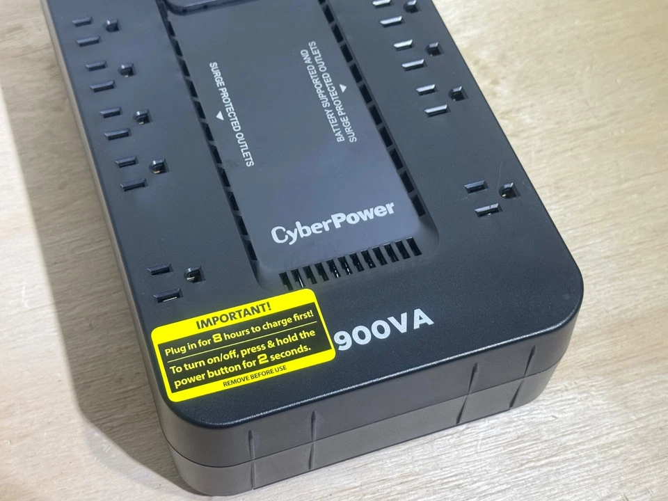 CyberPower Uninterrupted Power Backup ST900U | 900VA/500W 12 Outlets/2 USB Ports - Image 3 of 4