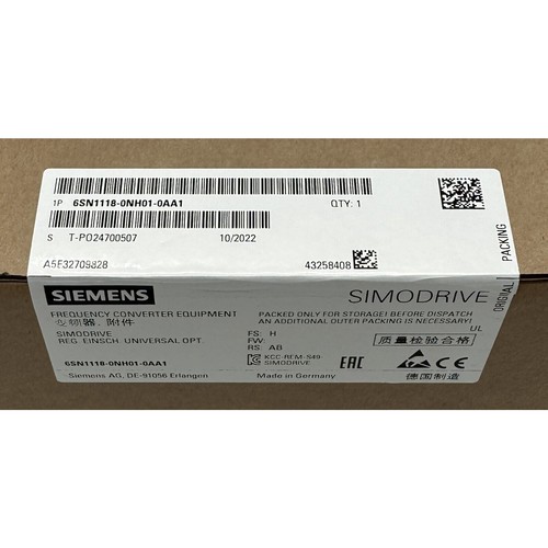 New Siemens 6SN1118-0NH11-0AA1 6SN1 118-0NH11-0AA1 SIMODRIVE 611 universal E HR