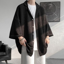 Mens Japanese Kimono Coat Cardigan Jacket Top Ethnic Party Casual Loose Chic New