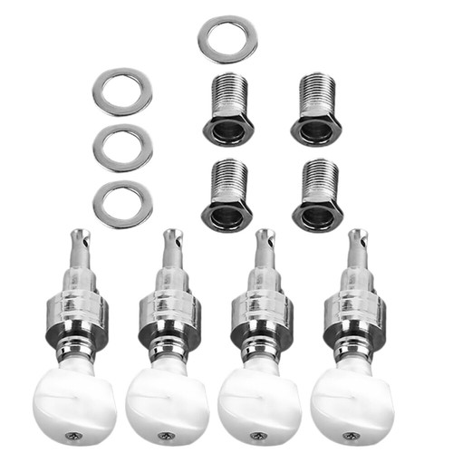 4 Stck. Banjo Saite Musikinstrument Teile Wirbel Baby Akustik Tuner - Bild 5 von 12