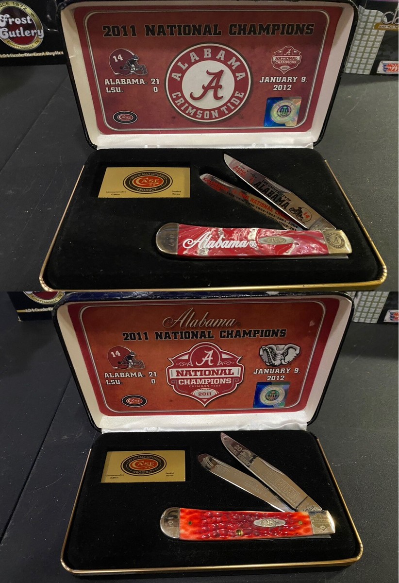 Nick Saban: One of a Kind Alabama Championship Knife Collection | eBay