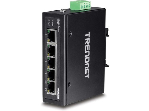 TRENDnet 5-Port Hardened Industrial Gigabit DIN-Rail Switch, 10 Gbps Switching C - Picture 9 of 12