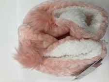 Sherpa Cozie Slippers Women's with Non-Slip Pink S/M 6-7.5