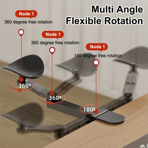 Computer Desk Arm Rest Pad Ergonomic Armrest Wrise Support Mouse Pad Bracket _wa - Photo 5/16
