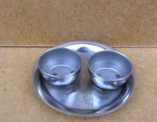 AIR FRANCE Avion Boeing objet publicitaire ancienne salière en métal Air France