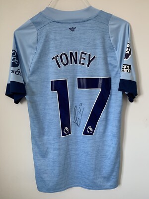 Match Worn Burnley Away Shirt Ivan Toney Match Worn Signed Brentford Shirt  16/03/24 Vs