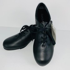 Capezio UNISEX 12M Tele-Tone II Tap Shoes Size BLK Leather NWT
