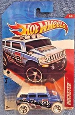 2011 Hot Wheels 194 Thrill Racers Ice 26 Rockster Blue White Wheel Wchrome Or5 2011 Hot Wheels 194 Thrill Racers Ice 26 Rockster Blue White Wheel Wchrome Or5