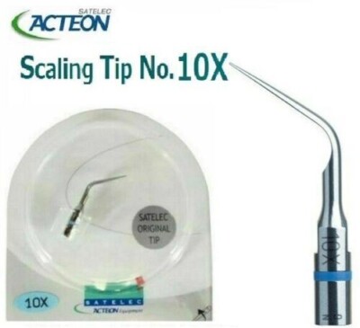 Dental Ultrasonic Scaler Tips 5X Set - G1G2G3G4G5 Adaptor For