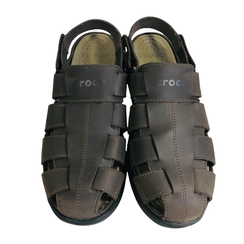 Crocs Mens Shoes Brown Fisherman 