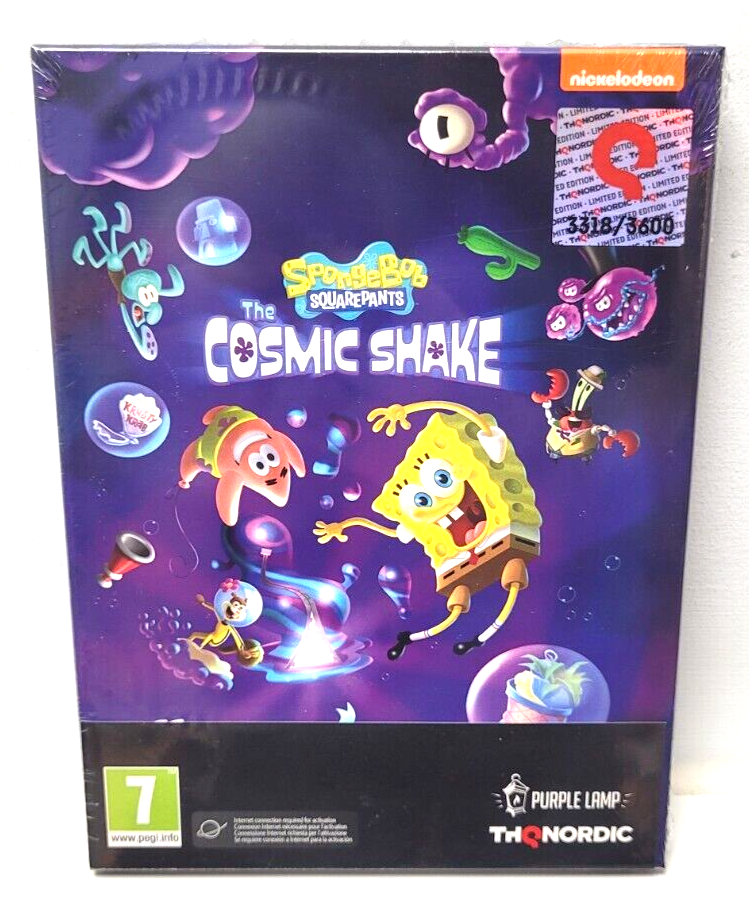 Spongebob Squarepants The Cosmic Vibrazione 3318/3600 PC Gioco - Nuovo Sigillato