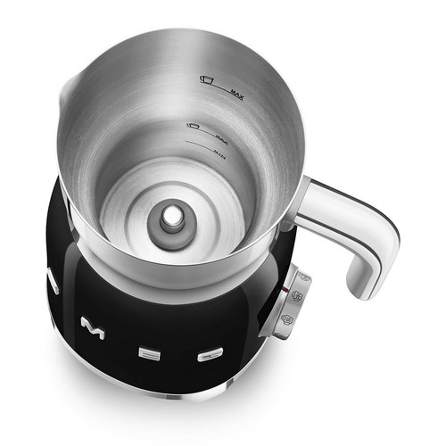 Smeg 50s Retro Aesthetic Style Milk Frother Black MFF01BLAU NEW Cappuccino Maker - Picture 4 of 4