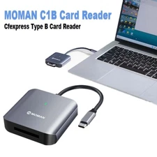 Moman C1B CFexpress Card Reader Type B Card Reader USB C 3.1 Gen 2 10Gbps