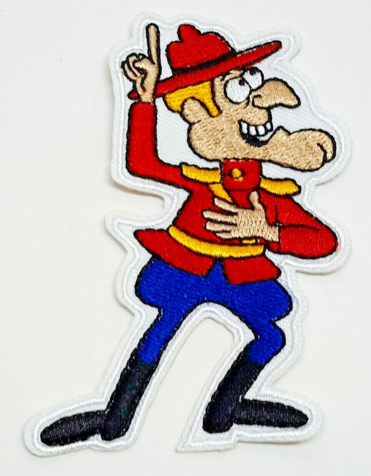 Dudley DoRight of Mounted Police Die-Cut 3.75" Tall Patch-USA Mailed(DDRPA-01)