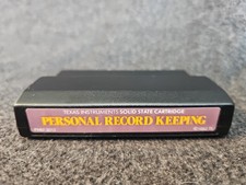 Texas Instruments TI-99/4A Personal Record Keeping Game Tested