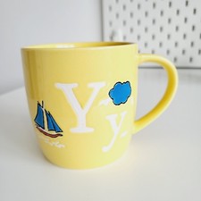CATH KIDSTON Alphabet MUG Y For Yacht RETIRED Design Rare