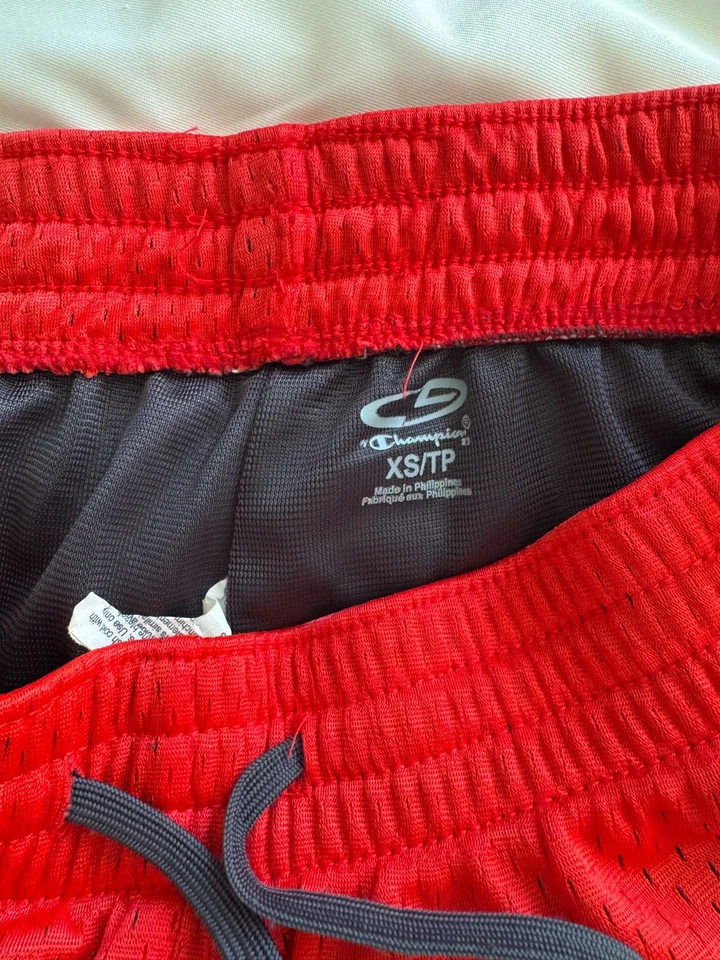 C9 от Champion женщин XS сетки спортивные шорты комплект из 2 | черный и красный - Изображение 4 из 4