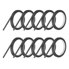 Ruban adhésif pour tableau blanc 10 rouleaux, fin 10mm 54.7m, noir
