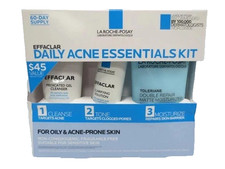 LA ROCHE POSAY EFFACLAR DAILY ACNE ESSENTIALS KIT 2M SUPPLY NWB EXP: 2028 DETAIL