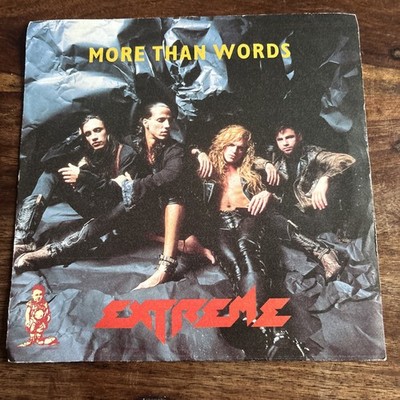 Extreme - More Than Words - Nice Place To Visit - 7'' vinyl single AM792 NM