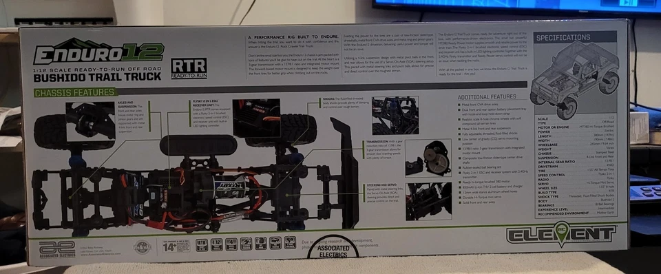 Element RC 40011C Enduro12 Bushido Trail Truck - Image 3 of 3