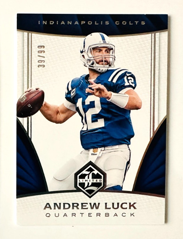 2016 Panini Limited Andrew Luck Prallel Card SP #/99 Colts Legend!