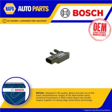 Exhaust Pressure Sensor fits VW Bosch 059906051A VOLKSWAGEN Quality Guaranteed
