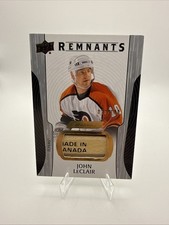 2024-25 UD Engrained Icons John LeClair #R-JL Flyers Remnants SN# /100