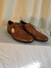 NWT Mens 12 Dress Shoes Rockport Waterproof Hydro-shield Tan Posh Interview Work