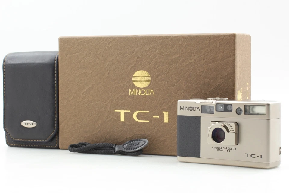 Все работает!【 N новый+++ в коробке 】 Пленочная камера Minolta TC-1 Point & Shoot из Японии - Изображение 4 из 4