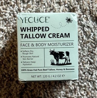 Yecuce Whipped Tallow Cream | Organic All Natural | Grass Fed Beef Tallow