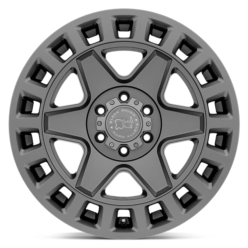 17X8 Negro Rhino YORK 5X120 35MM MATE GUNMETAL Foto 3 de 4