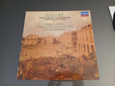 LP Handel Orgel Konzerte Band 1 George Malcolm Marriner ASMF Holland