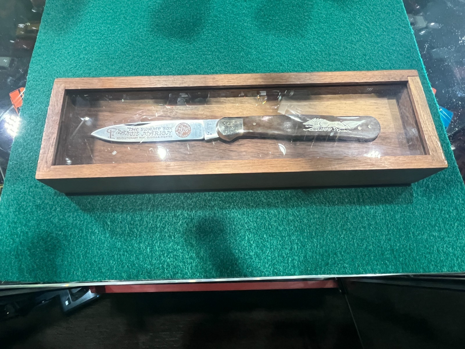 VINTAGE LIMITED KISSING CRANE SWAMP FOX SOUTH CAROLINA BICENTENNIAL POCKET KNIFE