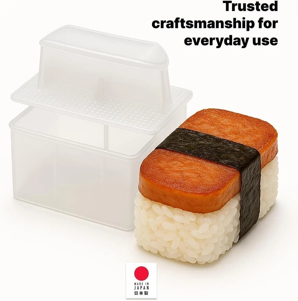 Omurice Stampo Per Sushi E Riso In Acciaio Inox - 2 Forme Per Onigiri E Musubi, Utensile Da Cucina
