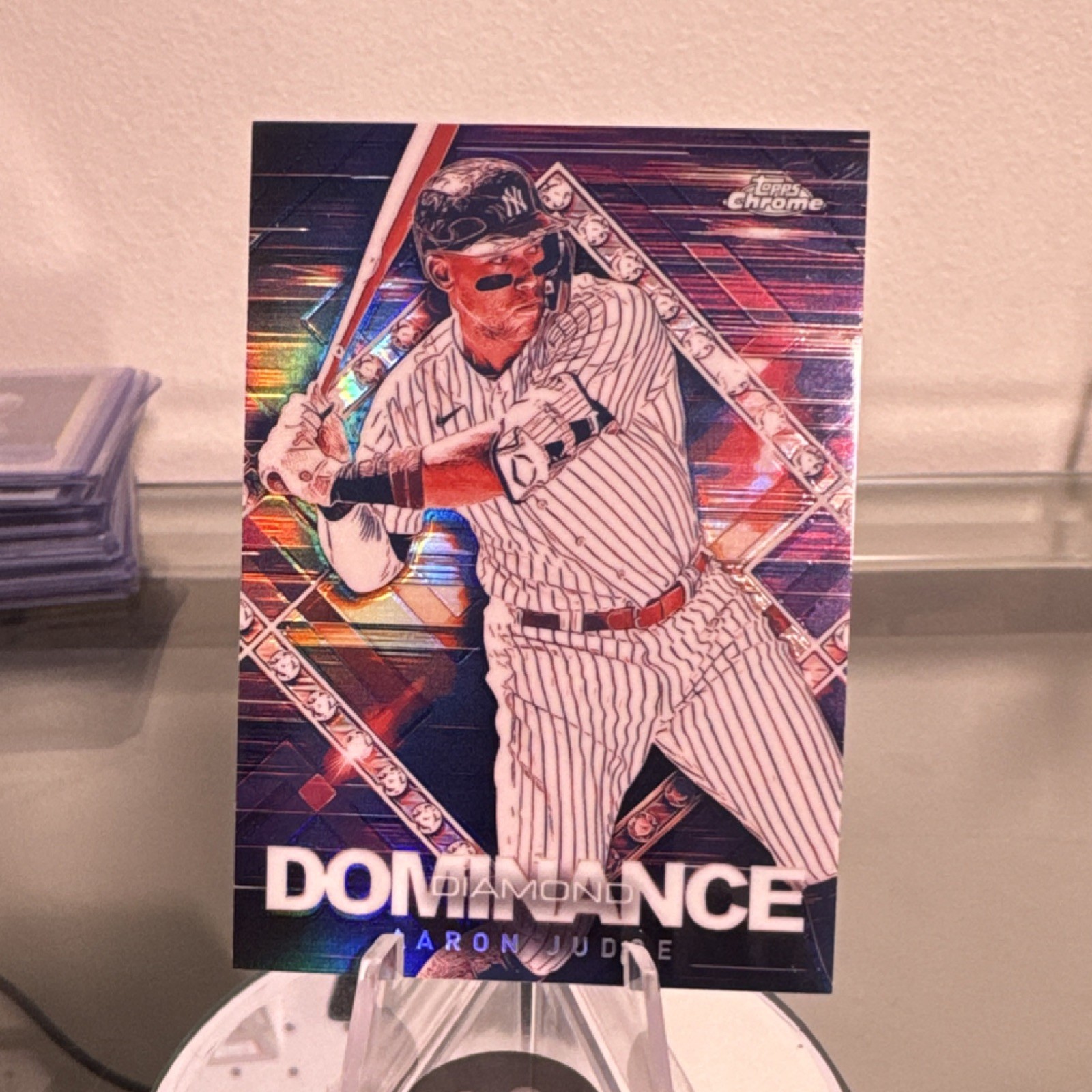 2023 Topps Chrome Update Diamond Dominance Aaron Judge Yankees #DD-1 RARE!!
