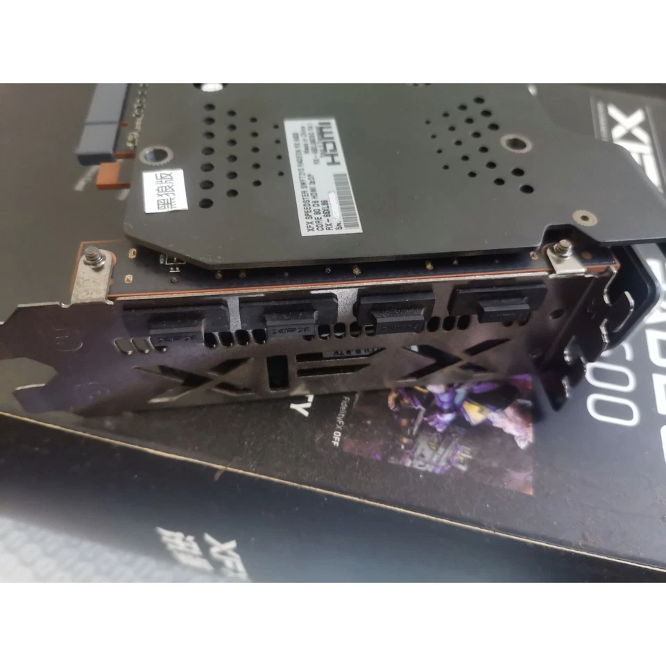 XFX AMD Radeon RX 6600 Black Wolf 8GB GDDR6 Gaming Graphics Card PCIe 4.0 HDMI - Image 3 of 4