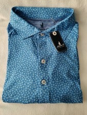 NWT MEDIUM Johnnie O Plumeria Featherweight Polo MSRP 110