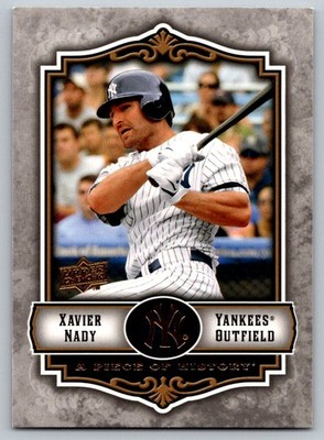 2009 Upper Deck A Piece of History #68 Xavier Nady New York Yankees
