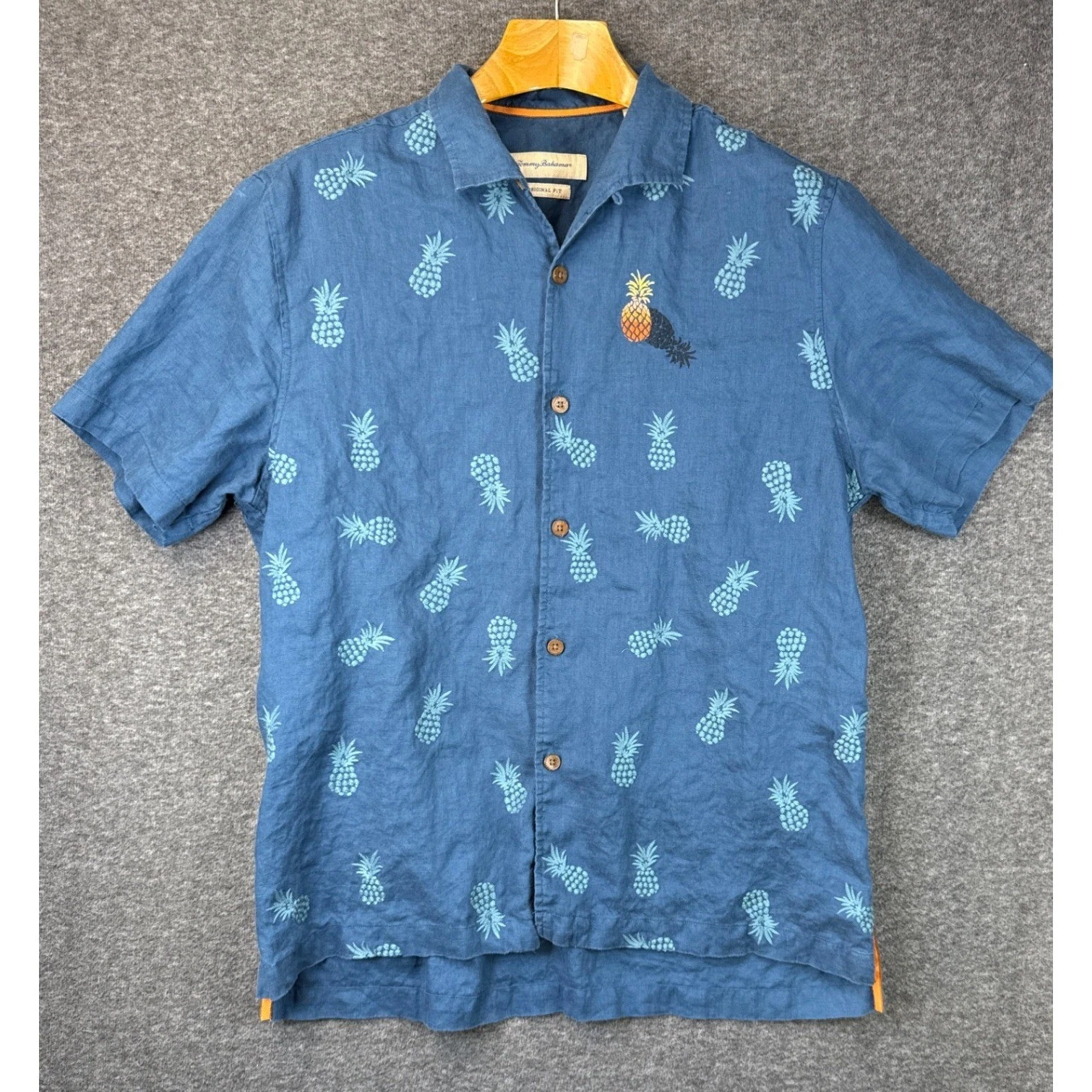 Tommy Bahama Original Fit Linen Pineapple Short Sleeve Button D Shirt Men M Flaw
Opens in a new wind