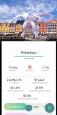 Pokemon Go - MewTwo Copenhagen GoFest BG -Registered only - Normal Not Shiny