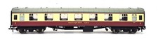 Bachmann 39-252B BR Mk1 RFO Restaurant Car Coach W8 in BR Crimson & Cream Livery